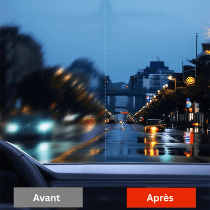 Nettoyant Pare-Brise Anti-Film Huilé + Effet Déperlant